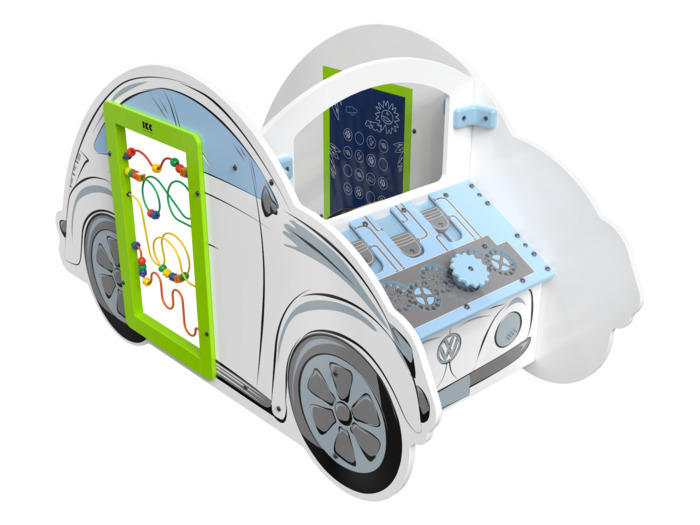 Дидактическая напольная панель IKC VW Beetle White
