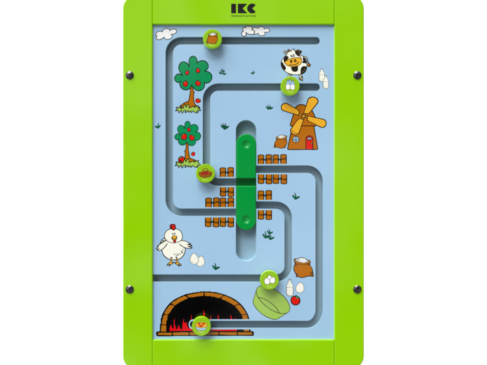 Дидактическая настенная панель IKC Apple Pie Factory Green