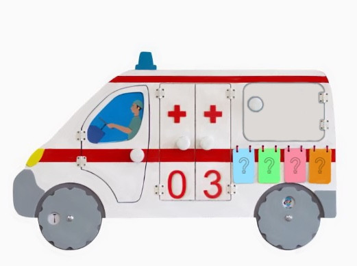 Busyboard Pappado "Ambulance"