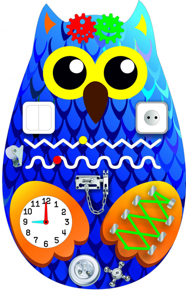 Pappado busy board "Owl"