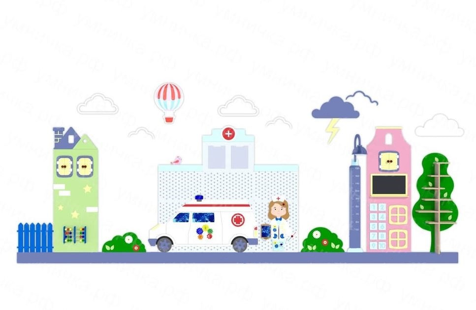 Set of decorative and educational panels Pappado “Polyclinic”