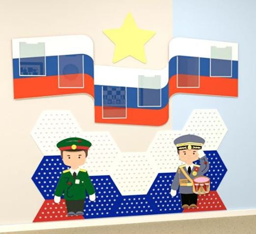 Комплект настенных панелей-стенд Pappado "Уголок славы"