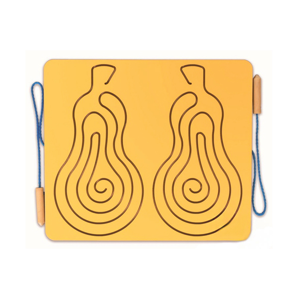 Didactic wall panel-labyrinth "Pear" Bear