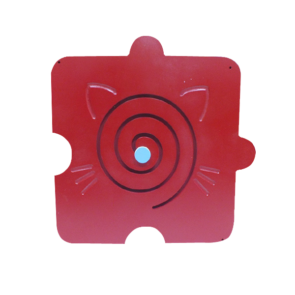 Didactic wall panel-labyrinth "Cat" Bear