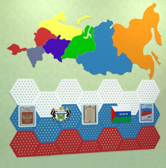 Set of wall panels-stand Pappado “Motherland”