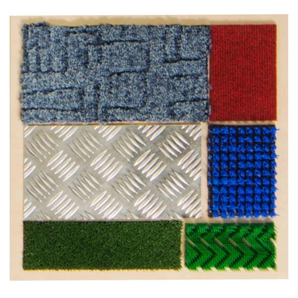 Tactile development panel "Textures" Bear