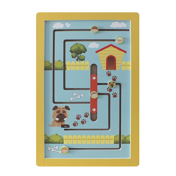 Game panel-labyrinth "Merry Family" Teddy Bear