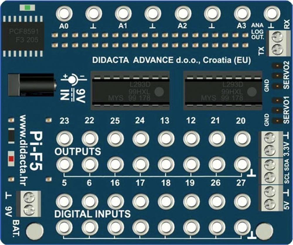 Адаптер Fischertechnik для Raspberry Pi F5 179448