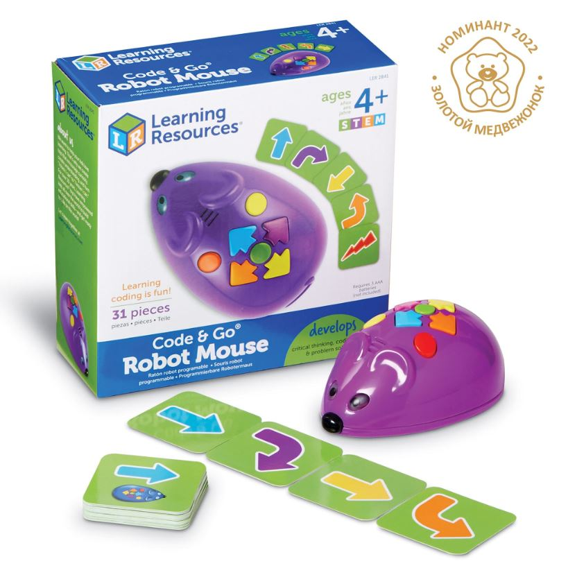 Набор "Мышиный код Базовый. Основы программирования" (31 элемент) Learning Resources LER2841