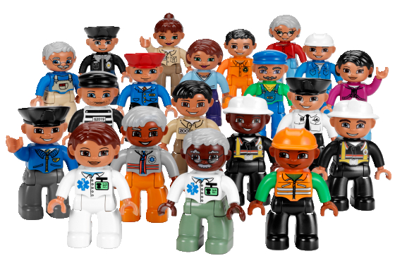 LEGO 45010 City dwellers. DUPLO