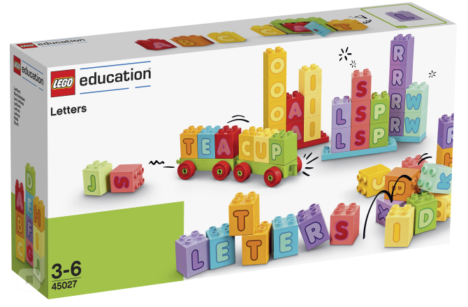 LEGO 45027 ingliz alifbosi. DUPLO