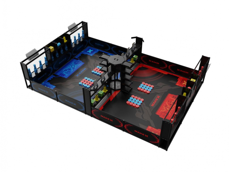 Соревновательное поле 2024 MakeX Challenge Ultimate Winner Arena and Frame