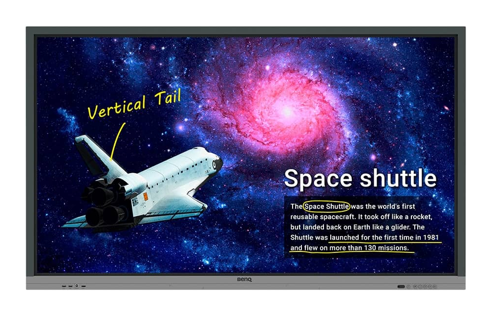 Benq RE8601 interaktiv paneli