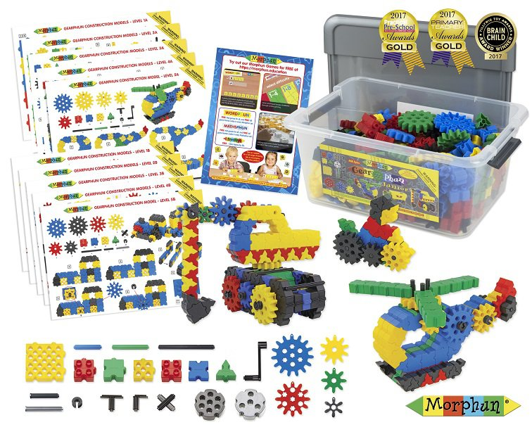 Конструктор Morphun STEM (Шестеренки) Junior Standard 300 деталей