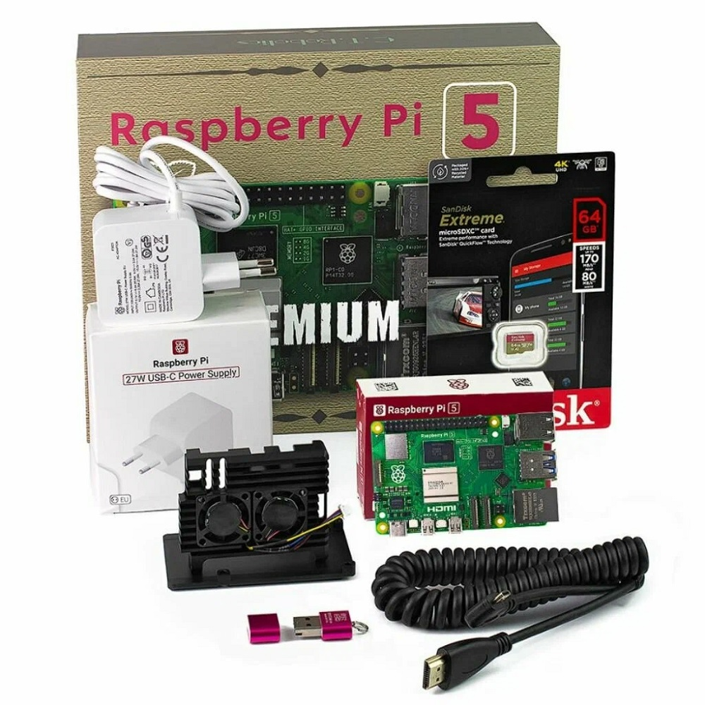 Набор Raspberry Pi 5 - Premium Kit (8GB)