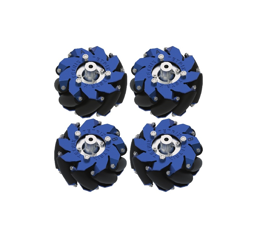 Комплект колес всенаправленных 4" Mecanum Wheel Set TETRIX TXM 45320