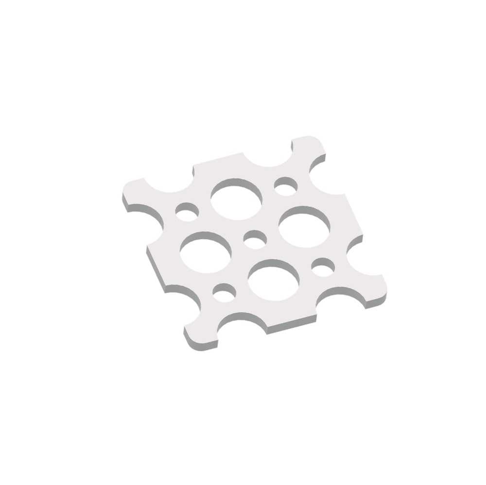 Пластина с отверстиями 2 x 2 TETRIX PRIME (2 шт в упаковке) 41251