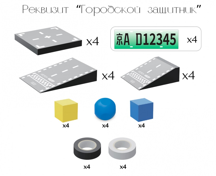 Набор реквизита Ubtech UGOT Городской защитник