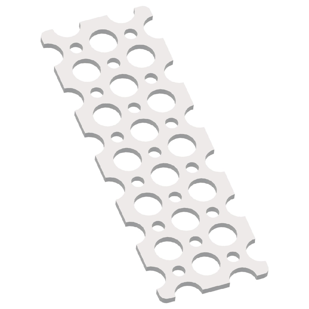 Пластина с отверстиями 2 x 6 TETRIX PRIME (2 шт в упаковке) 41256