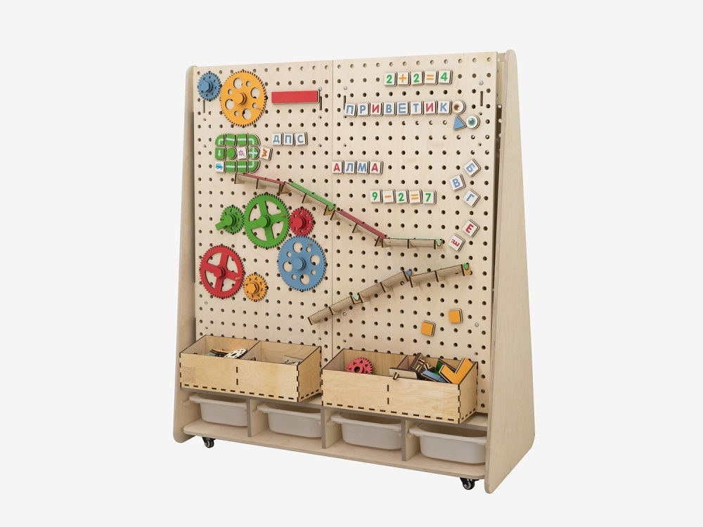 Wooden mobile construction set "ALMA STEM"