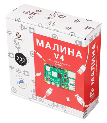 Образовательный набор Малина v4 (2 ГБ) AMP-S057