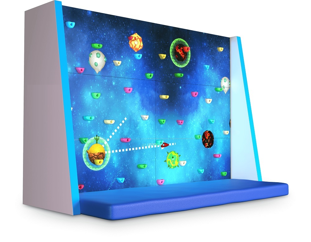 Interactive climbing wall "Vershina"