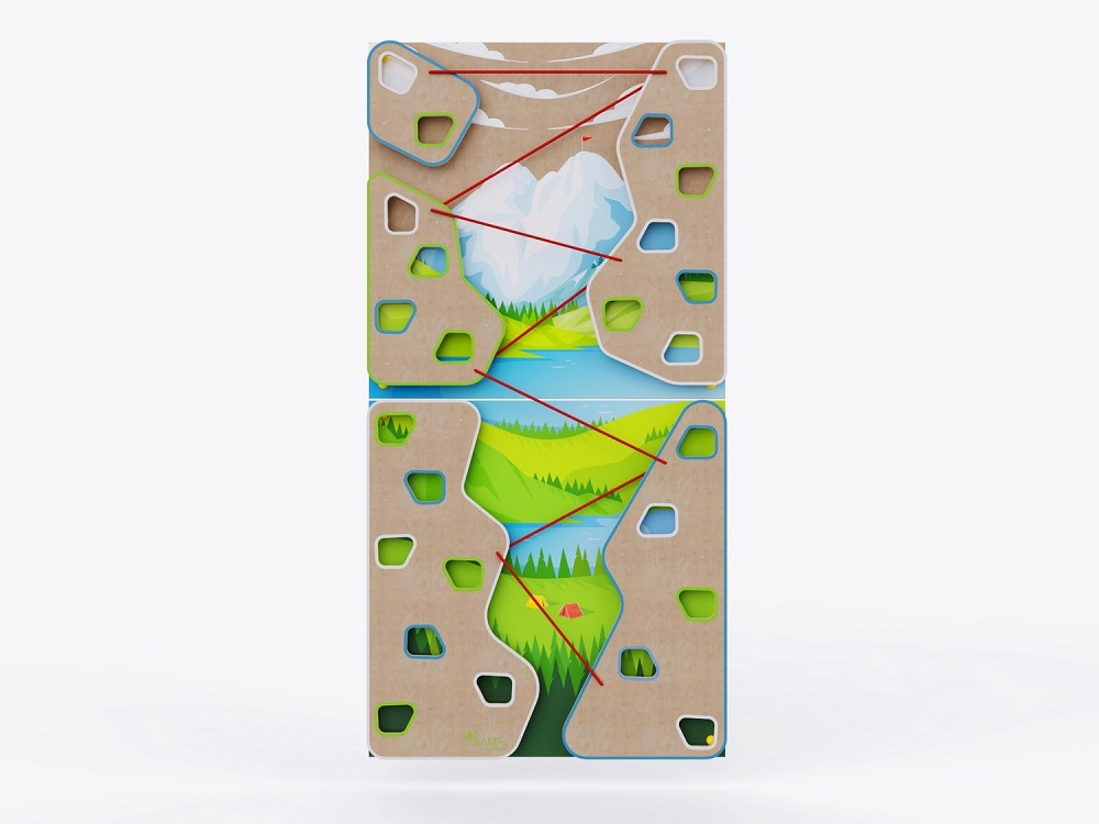 Climbing wall for children ALMA “Elbrus” from the “My Russia” series