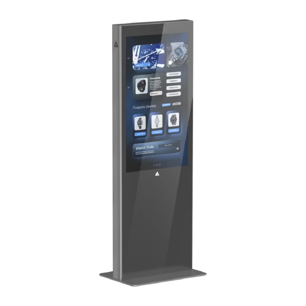 Сенсорный информационный киоск BM Black Glass Max Premium 55" (фасадное стекло)