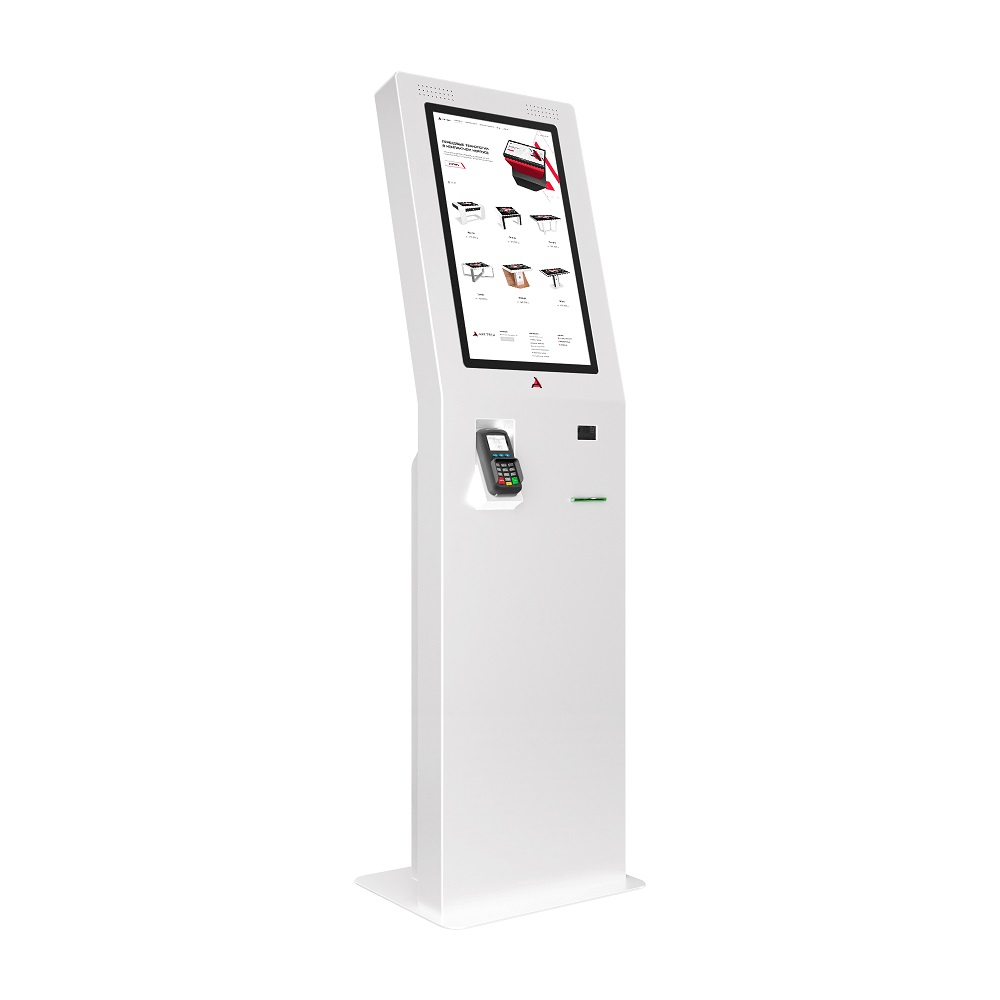 Сенсорный информационный киоск (терминал самообслуживания) AxeTech Zion 27" Premium