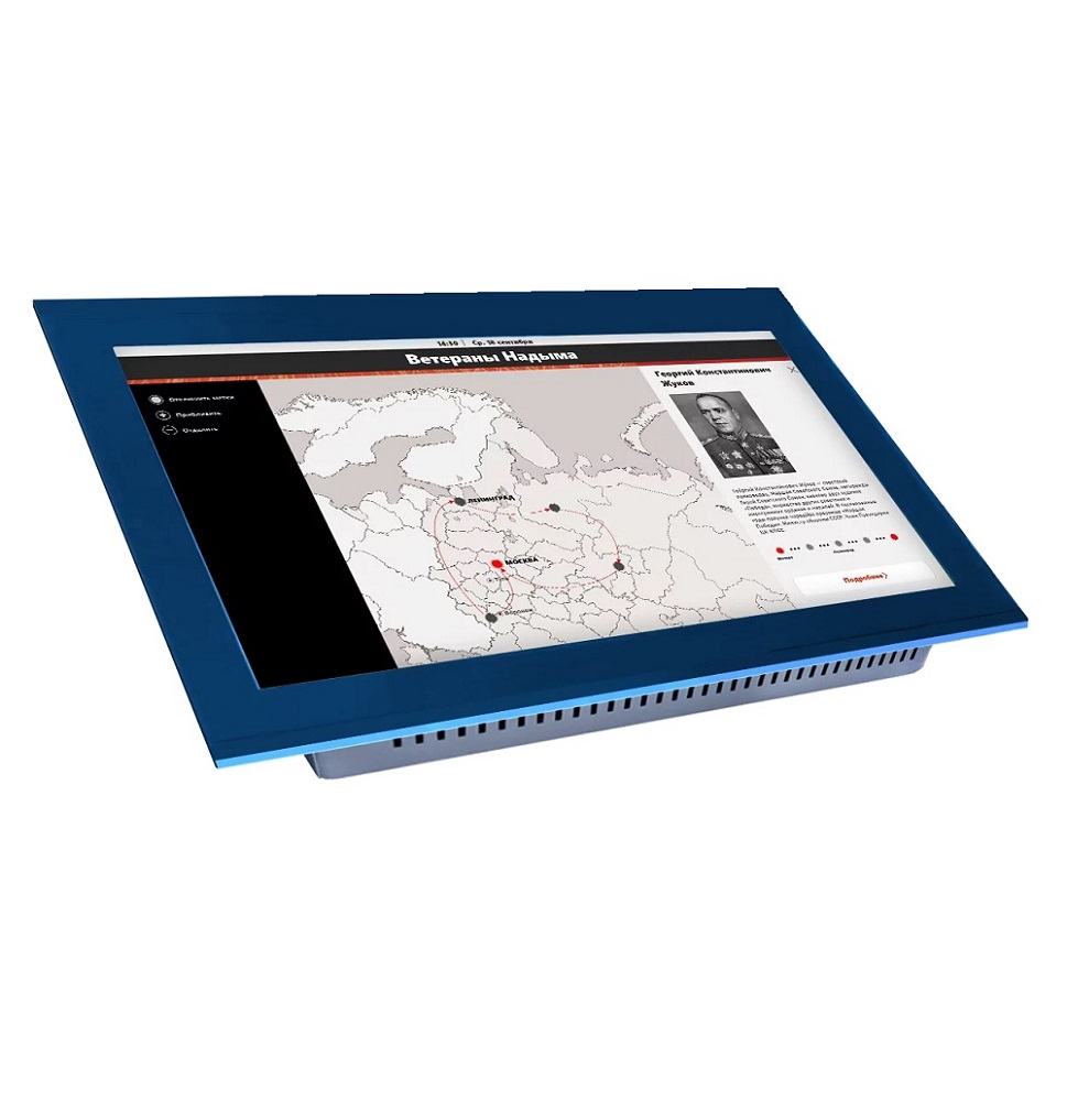 Interactive panel for installation LIGA 55
