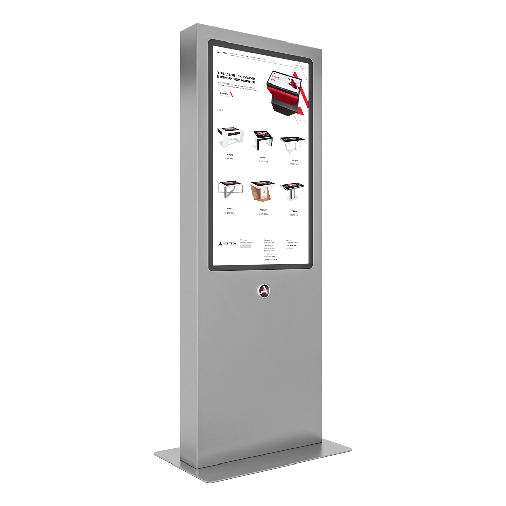 Уличный сенсорный информационный киоск AxeTech Jet 65" Premium 2.0