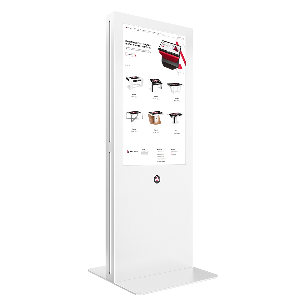 Сенсорный информационный киоск AxeTech Oblivion Pro 65" Premium 2.0