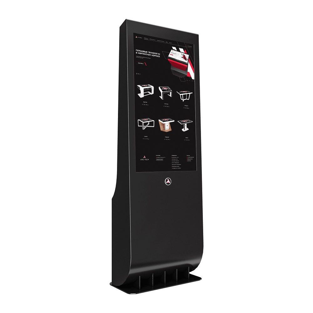 Сенсорный информационный киоск AxeTech Gills 65" Premium 2.0