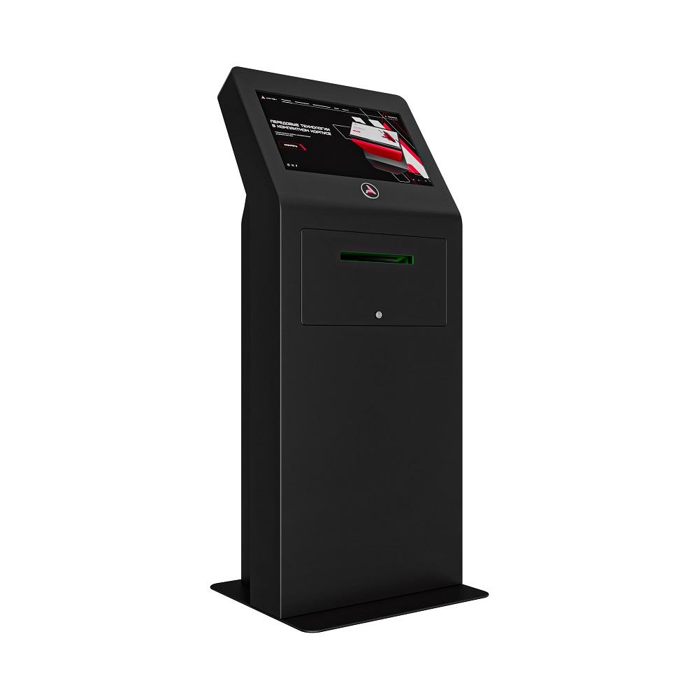Сенсорный информационный киоск (терминал) AxeTech EasyPrint с принтером А4 19" Start
