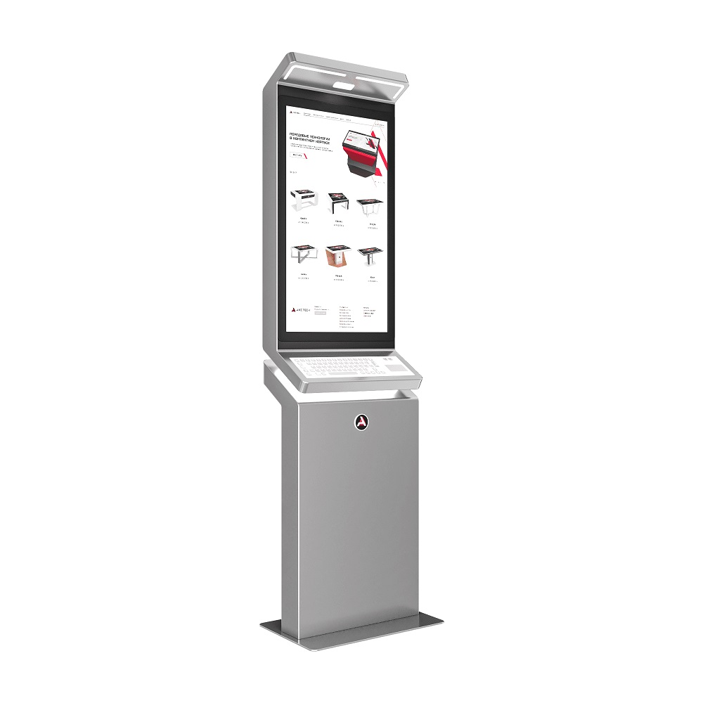 Сенсорный информационный киоск (терминал самообслуживания) AxeTech Glim 43" Medium
