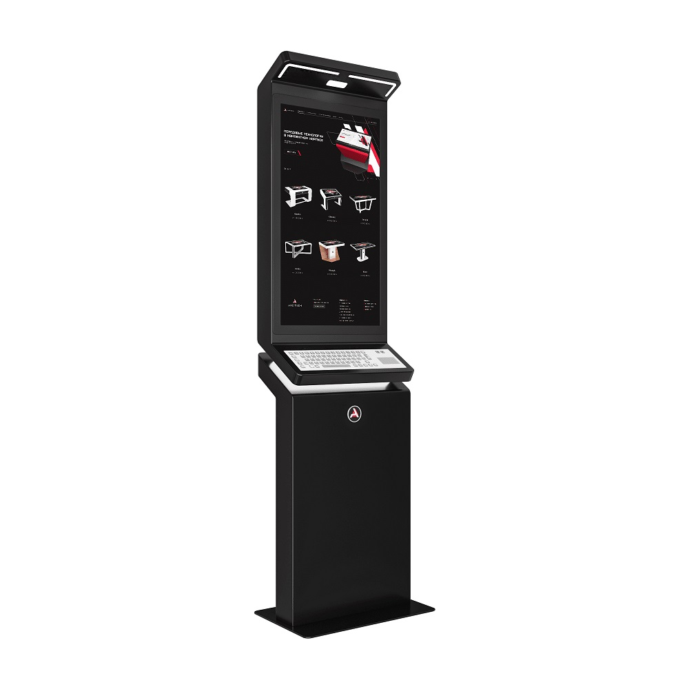 Сенсорный информационный киоск (терминал самообслуживания) AxeTech Glim 32" Start