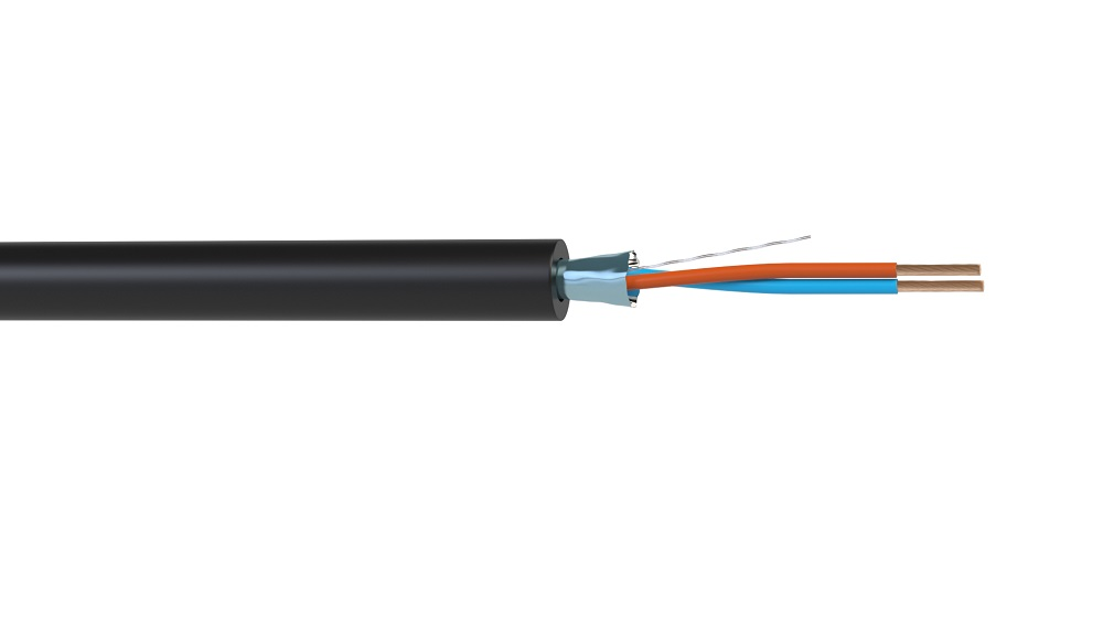 Микрофонный балансный кабель Wize Wize WMC2450P 50 м, 0.22 мм2, диаметр 3.8 мм