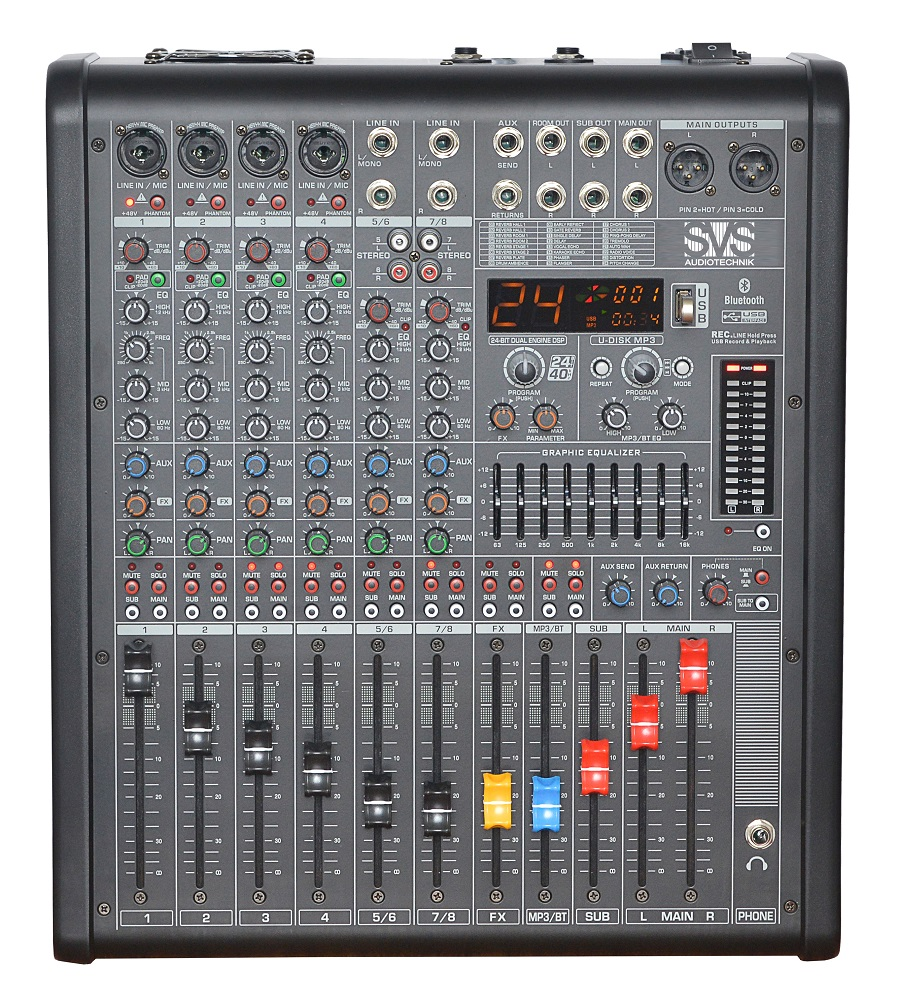 SVS Audiotechnik PM-8A aralashtirish konsoli