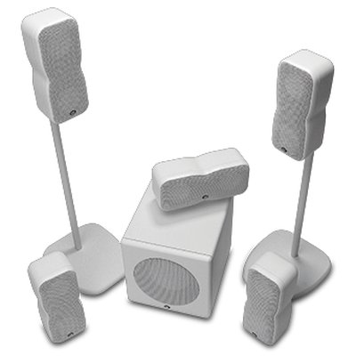 Комплект пассивных акустических систем RBH CT-5.1 White