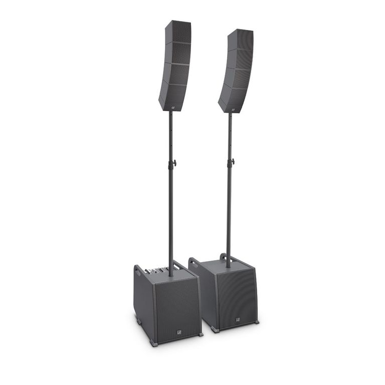 Мобильный комплект линейного массива (Power Set) со стойками и кабелями LD Systems CURV 500 PS