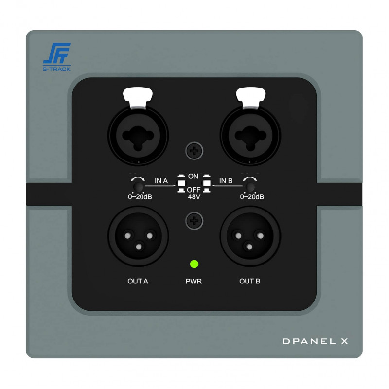Настенный преобразователь Dante S-Track DPANEL X