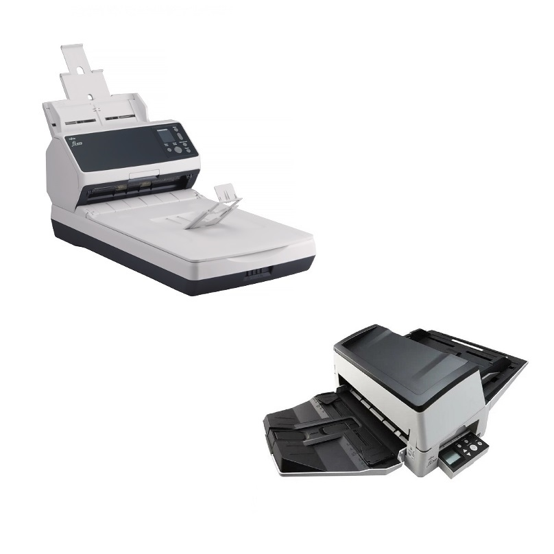 Комплект сканирования среднего уровня: протяжный сканер Ricoh fi-8270 + промышленный сканер Ricoh fi-7600
