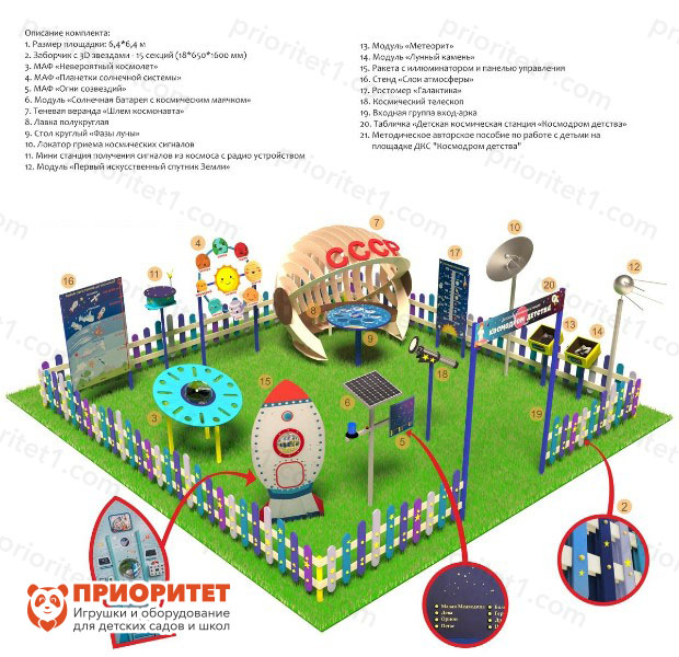 Space pad "Pro" "Priority"