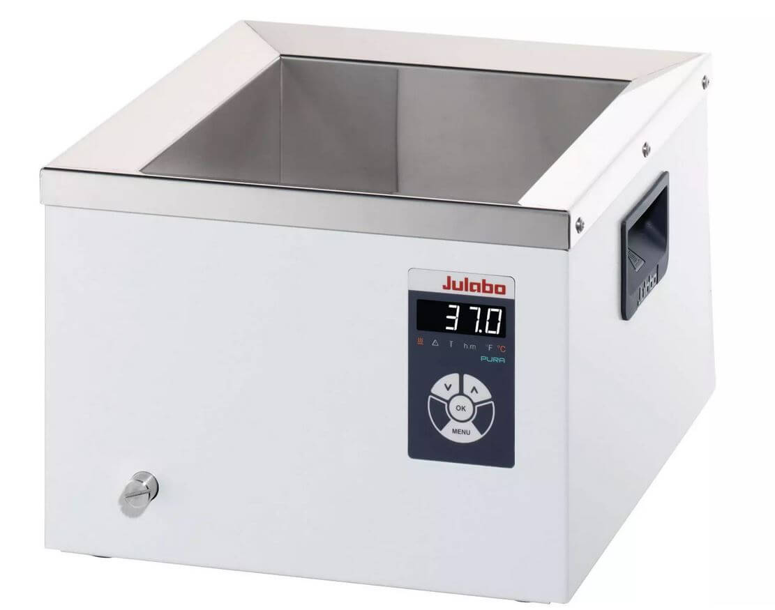 Баня водяная Julabo PURA 10 (+18...+99,9°C, LED-дисплей, ванна-эмаль, до 9,5 л) арт. 9550510