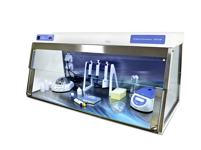 PCR box BioSan UVT-S-AR with UV recirculator (with timer)