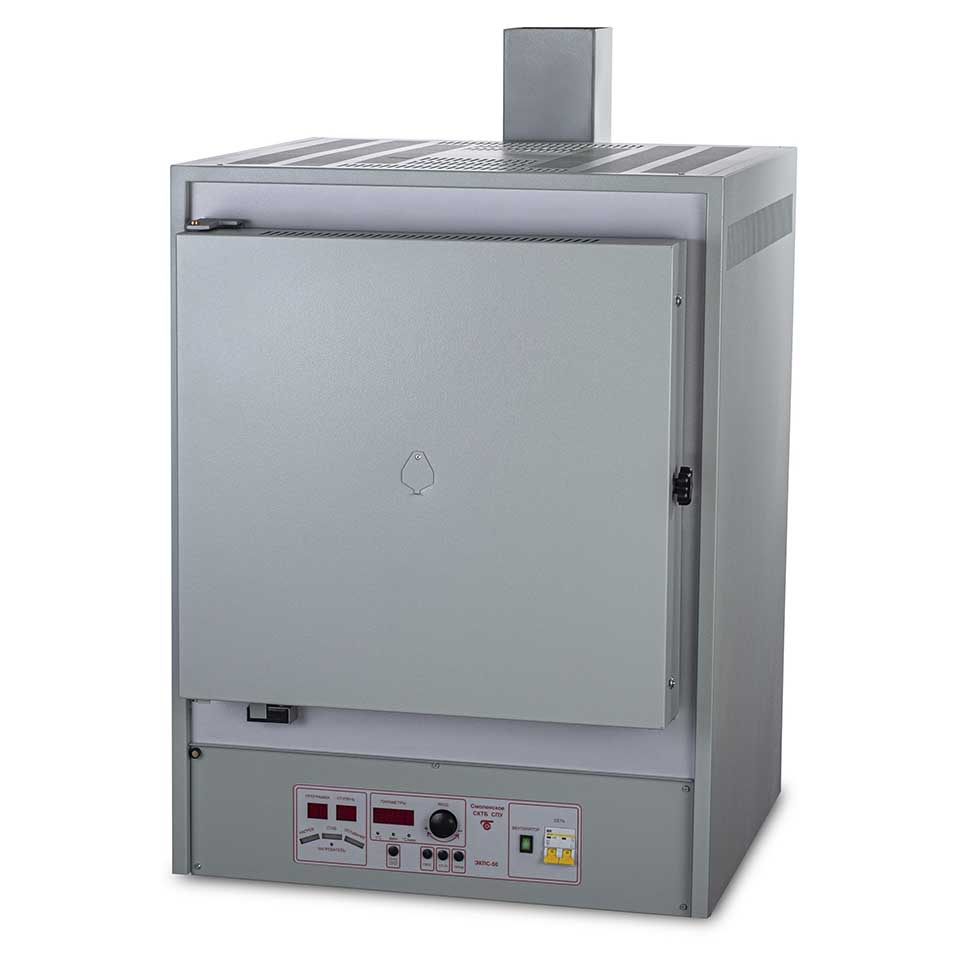 Муфельная печь ЭКПС-50 СПУ мод. 5003 (50 л, 1100 °C, одноступенчатый терморегулятор, с вытяжкой)