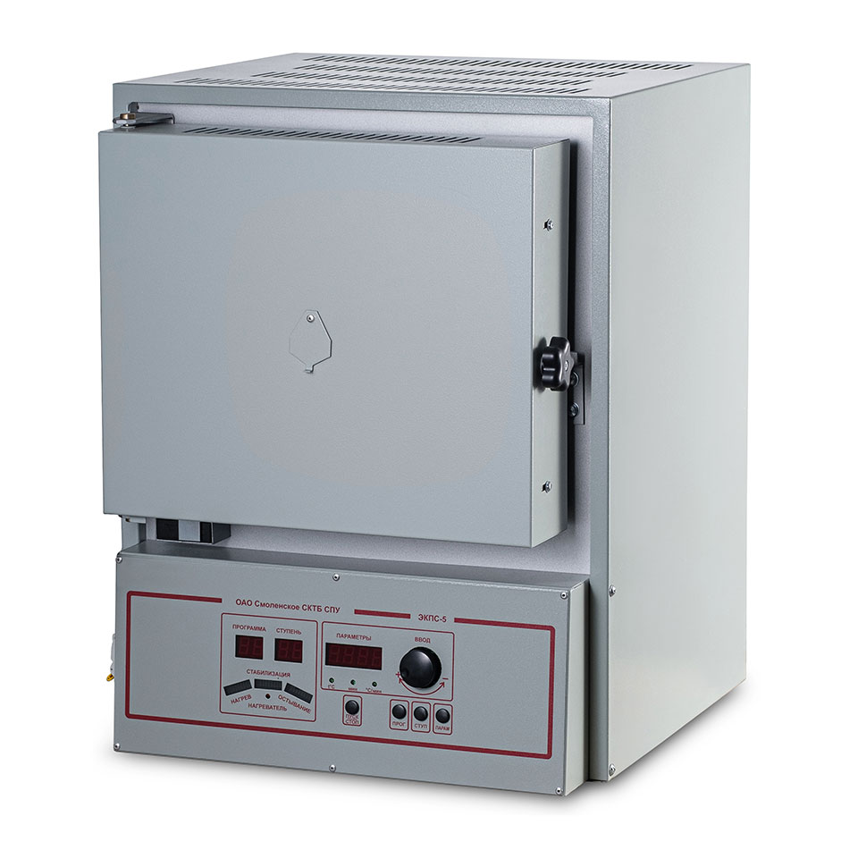 Муфельная печь ЭКПС-5 СПУ мод. 4104 (5 л, 1100 °C, одноступенчатый терморегулятор, без вытяжки)
