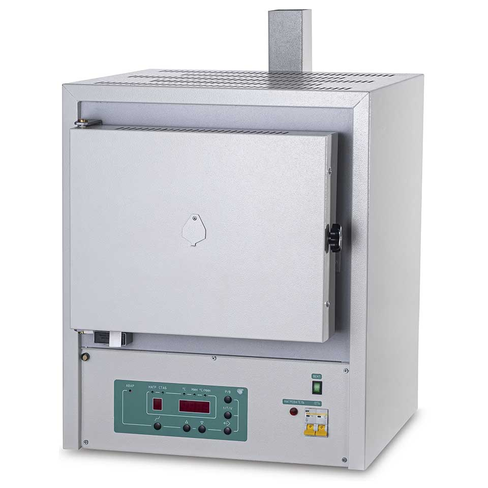 Муфельная печь ЭКПС-10 СПУ мод. 4007 (10 л, 1250 °C, многоступенчатый терморегулятор, с вытяжкой)