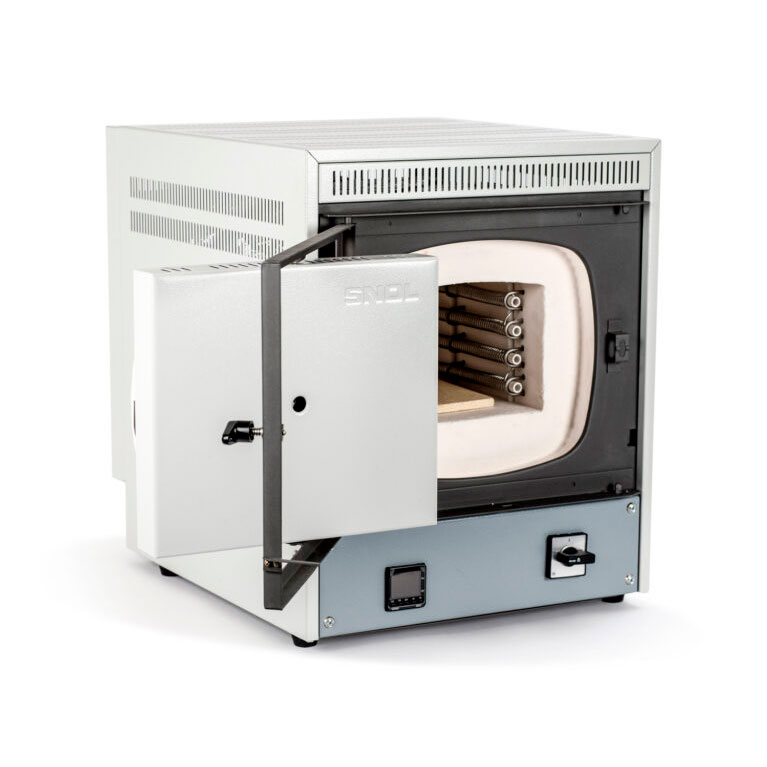 Лабораторная муфельная печь SNOL 6,7/1300 LSC 21 (до 1300 °C, 6,7 л, термоволокно, электронный терморегулятор)
