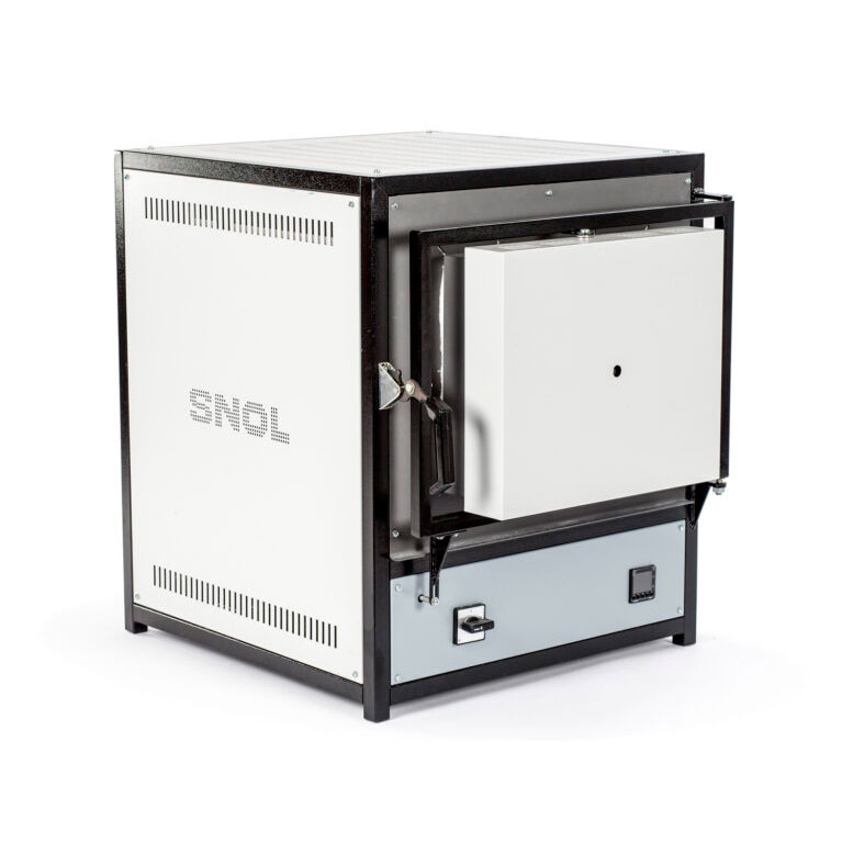 Laboratory muffle furnace for ashing SNOL 7.2/1300 LSC 21 (up to 1300 °C, 7.2 l, ceramic chamber, door opens to the side, electronic thermostat)